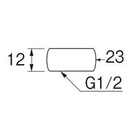 SANEI キャップナット 不要な配管用のキャップ 23mm PB41A-24-13 1個 63-7899-53（直送品）