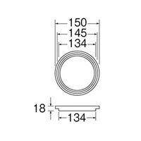 SANEI 流し菊割れフタ PH63-9SA 1個 63-7903-60（直送品）