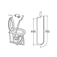 SANEI トイレクリーナー PR86 1本 63-7906-21（直送品）