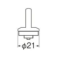 SANEI 水栓ケレップ 21mm PP82A-1S-21 1個 63-7898-85（直送品）