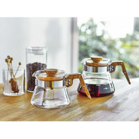 HARIO (ハリオ) コーヒーサーバー 600ml オリーブウッド VCWN-60-OV 1個