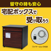 山善 YAMAZEN 宅配ボックス 2枚扉 TPB-2（M） （上段:ポスト投函サービス対応 下段:宅配商品投入可能） 1台