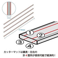 カール事務器 ディスクカッター専用替カッターマット DCM-654 1パック（わけあり品）
