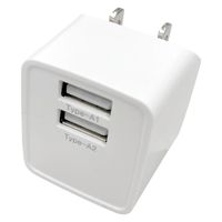磁気研究所 USB AC充電器 Type-Ax2ポート HD-AC2U12WH 1個