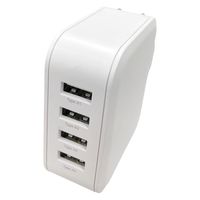 磁気研究所 USB AC充電器 Type-Ax4ポート HD-AC4U24WH 1個