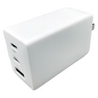 磁気研究所 PD65W USB AC充電器 Type-C x 2 USB-A 1 HD-AC3P65WH 1個