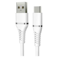 磁気研究所 柔らかく絡みにくいType-Cケーブル USB A-USB C 1m ホワイト HD-SACC1WH 1個