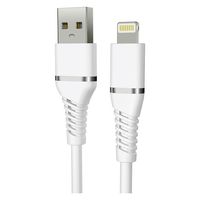磁気研究所 柔らかく絡みにくいライトニングケーブル USB A-ライトニング 1m ホワイト HD-SLAC1WH 1個