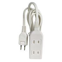 磁気研究所 3個口電源タップ 3m ホワイト スイング対応トラッキング防止プラグ採用 HD-T03A3MWH 1個（直送品）