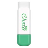 プラス 消しゴム ケース消しゴム Clutto くるっと 本体 グリーン 36878 1セット(1個×5)