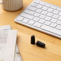 【耳栓】丸紅フォレストリンクス「現場のチカラ」耳栓 ブラック 1セット（100組：1組×10袋×10袋） オリジナル