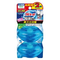 液体ブルーレットおくだけ除菌EX トイレタンク芳香洗浄剤 スーパーミントの香り つけ替用 1セット（1パック（2個入）×3） 小林製薬