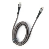 USB Type-C & Lightningケーブル（2m） ブラック LAKOLE/ラコレ