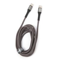 Type-C & USB Type-Cケーブル（2m） ブラック LAKOLE/ラコレ