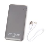 10000mAhモバイルバッテリー ブラック LAKOLE/ラコレ