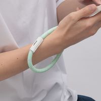 スマホハンドストラップ クロス×ミントグリーン LAKOLE/ラコレ