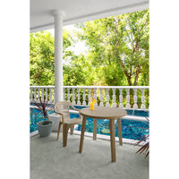 タカショー クリストバルテーブル トープ IDT-T01T 1セット ガーデンテーブル ポリプロピレン（直送品）