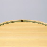 ヤマコー 椹・大半切 銅タガ・底竹補強付 約2.8升 04260 1個（直送品）