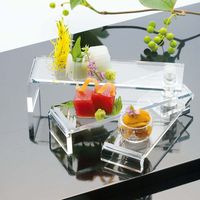 ヤマコー アクリル立体盛付台 30157 1個（直送品）