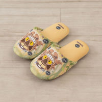 センコー となりのトトロ かけあし 子供用 スリッパ 約16.5-18cm グリーン TOB230401 1足（直送品）