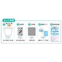 【災害用簡易トイレ】クリロン化成 BOS非常用臭わないトイレセット BOSー0653 1セット（100回分×3箱）