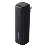 モバイルバッテリー コンセント一体 USB-C×1 最大 20W 5000mAh EC-C18LBK エレコム 1個（直送品）