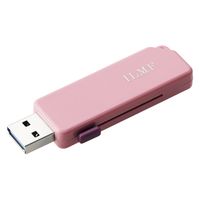 エレコム ILMF/USBメモリー/USB5Gbps対応/スライドシャッター式/32GB/ピンク MF-ER3032GPN-IL 1個