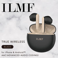 ワイヤレスイヤホン ブルートゥース イヤホン タッチセンサー ILMF ブラック LBT-TWS17EBK-IL エレコム 1個