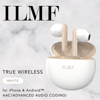 ワイヤレスイヤホン ブルートゥース イヤホン タッチセンサー ILMF ホワイト LBT-TWS17EWH-IL エレコム 1個