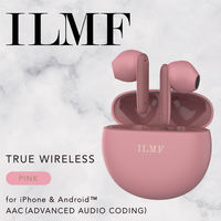 ワイヤレスイヤホン ブルートゥース イヤホン タッチセンサー ILMF ピンク LBT-TWS17EPN-IL エレコム 1個