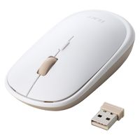 ワイヤレスマウス 静音マウス 無線 2.4GHz 4ボタン 薄型 ILMF ホワイト M-TM10DBWH-IL エレコム 1個
