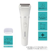 ボディシェーバー 防水 充電式 テスコム TT363A-W1個（直送品）