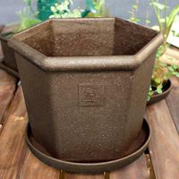 八幡化成 エコポット 六角型 280 NA 213642 1個