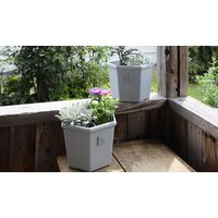 八幡化成 エコポット六角型 280 ホワイト 237532 1個