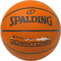 SPALDING(スポルディング) バスケットボール 競技ボール ダウンタウン ラバー 7号球 ブラウン 84363Z 1セット（2球）（直送品）