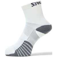 SPALDING(スポルディング) バスケットボール ソックス ステッカー ショートソックス 23-25 ホワイト SAS22111（直送品）
