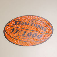 SPALDING(スポルディング) バスケットボール ステッカー スポルディングシール 2枚組 14001 1セット(2枚入×10)（直送品）