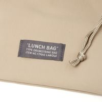 ランチ巾着トートバッグ2 ベージュ LAKOLE/ラコレ