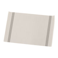 ゴールドラインランチョンマット ベージュ LAKOLE/ラコレ