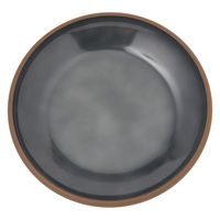 まるで陶器プレート（L） ブルー 1セット（2枚） LAKOLE/ラコレ