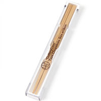 【LAKOLE/ラコレ】 家紋風ロゴランチ箸&ケース チャコール