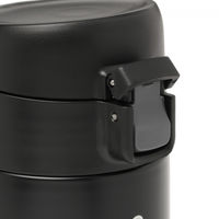 【LAKOLE/ラコレ】 ワンタッチポータブルタンブラー（350ml） ブラック