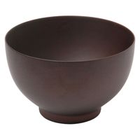 【LAKOLE/ラコレ】 ウッド大和汁椀（ダークブラウン） 1セット（2個）