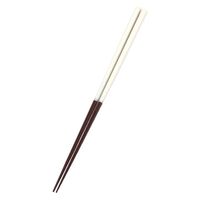 カラースリム箸 ホワイト 1セット（2膳） LAKOLE/ラコレ