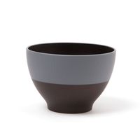 SMOKY塗分け汁椀 スモーキーブルー LAKOLE/ラコレ