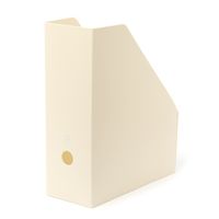 【LAKOLE/ラコレ】 デスクストレージ（縦タイプ） アイボリー