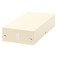 デスクペンボックス アイボリー 1セット（1個×6） LAKOLE/ラコレ