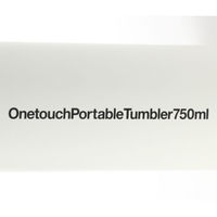 【LAKOLE/ラコレ】 ワンタッチポータブルタンブラー（770ml）アイボリー
