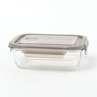 ガラス保存容器（590ml）グレー LAKOLE/ラコレ