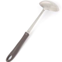 ステンレス製おたま チャコール LAKOLE/ラコレ